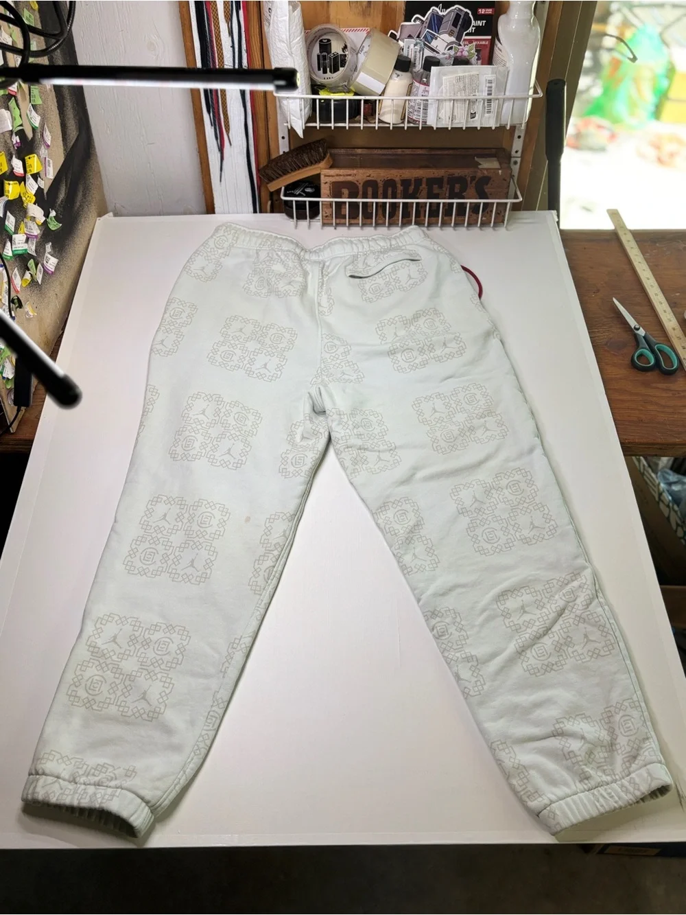 Air Jordan x CLOT Jade Fleece Sweatsuit Set Barely Green Men’s XL